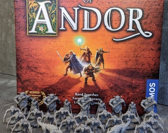 Pack de figurines inspirées des monstres du jeu de société Legends of Andor