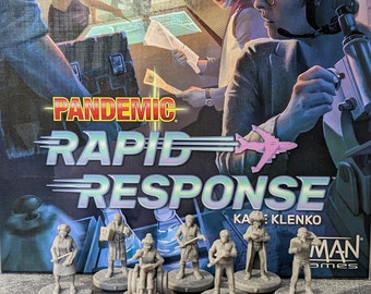 Pandemic Rapid Response Bordspel Karaktergeïnspireerd figuurpakket