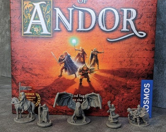 Legends of Andor Board Game NPC Inspired Figure Pack