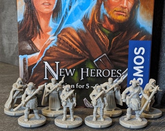 Legends of Andor New Heroes Erweiterungsbrettspiel Charakter inspiriertes Figurenpaket