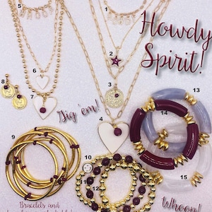 Texas A&M Game Day Jewlery -- Howdy Spirit Collection
