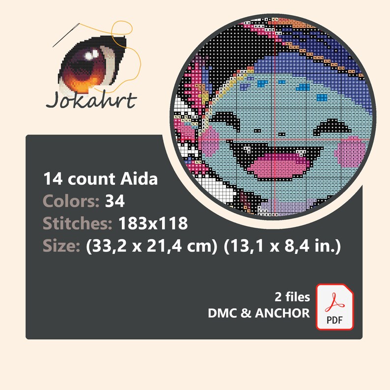 Axolotl Sorcerer Cross Stitch Pattern, Wizard Digital PDF File, Magical ...
