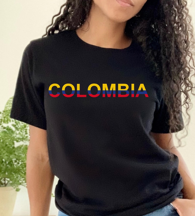 Colombia Shirt, Colombia Tshirt, Colombian Gift, Colombia, Spanish Shirt, Latina Shirt, Adventure Shirt, Travel Lover Shirt, Medellin Shirt image 1