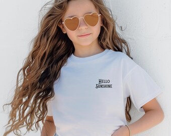 Hello Sunshine Shirt: Cutecore Y2K Cotton Tee