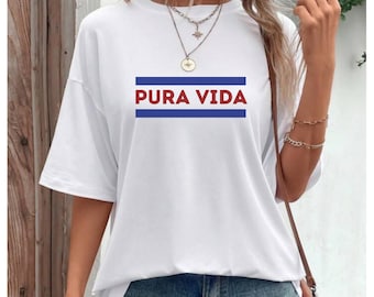 Camiseta Costa Rica Pura Vida: Camiseta de viaje de San José