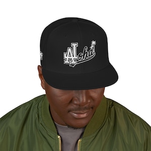 Royalty Edition- Snapback Hat, Aloha in Los Angeles Dodgers Embroidered Baseball Cap, Maoli Hawaiian Style, Hawaiian Snapback,