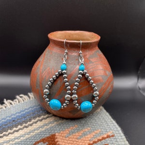 Sleeping Beauty Turquoise Earrings