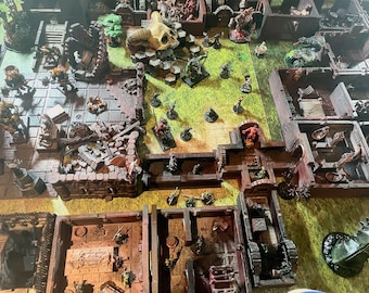 3D scenery for RPG game, Dungeons and Dragons - SEWERS - DUNGEON