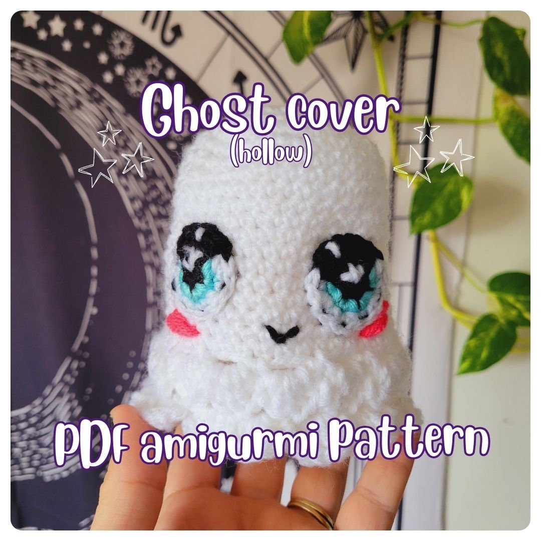 Crochet Amigurumi Ghost, Beginner Crochet Pattern, PDF, Hollow Inside ...