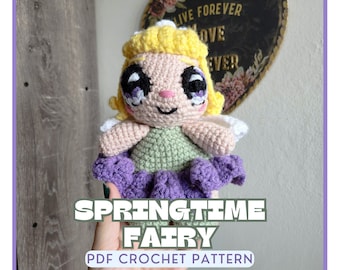 Springtime Fairy Amigurumi Doll Crochet Pattern (PDF Download)