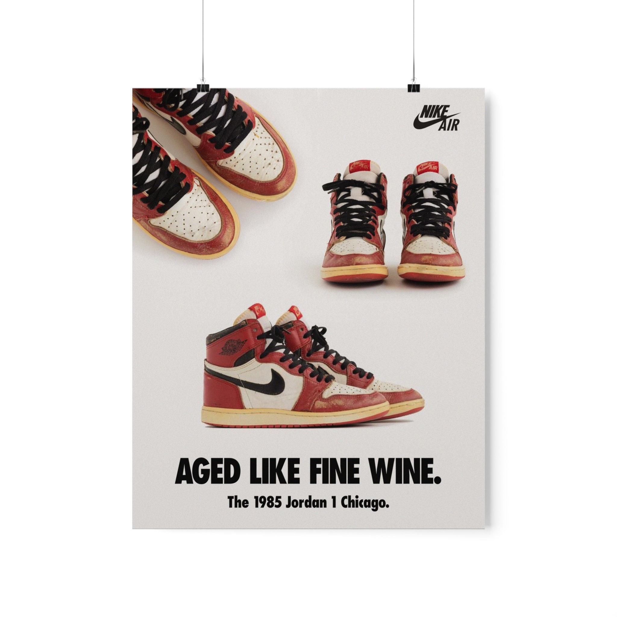 1985 Air Jordan 1 'Kentucky' Poster [Limited Edition] — Sneakers Illustrated