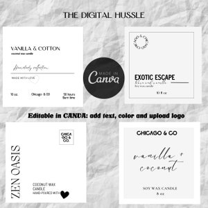 DIY Candle Label Template - Easily Design and Print Your Own Unique Labels