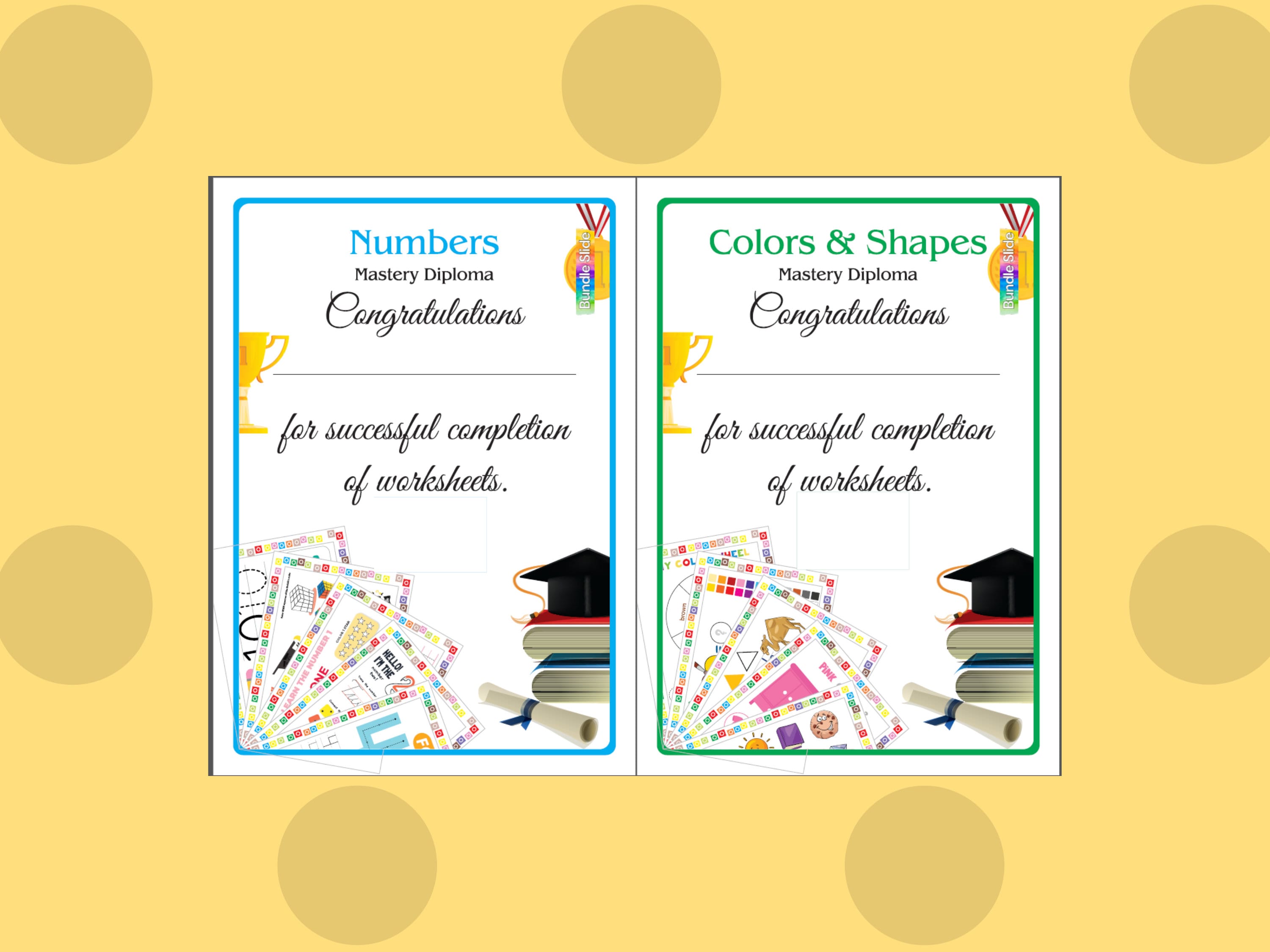 Kindergarten Math Worksheets Preschool Mini Books Fillable Numbers ...