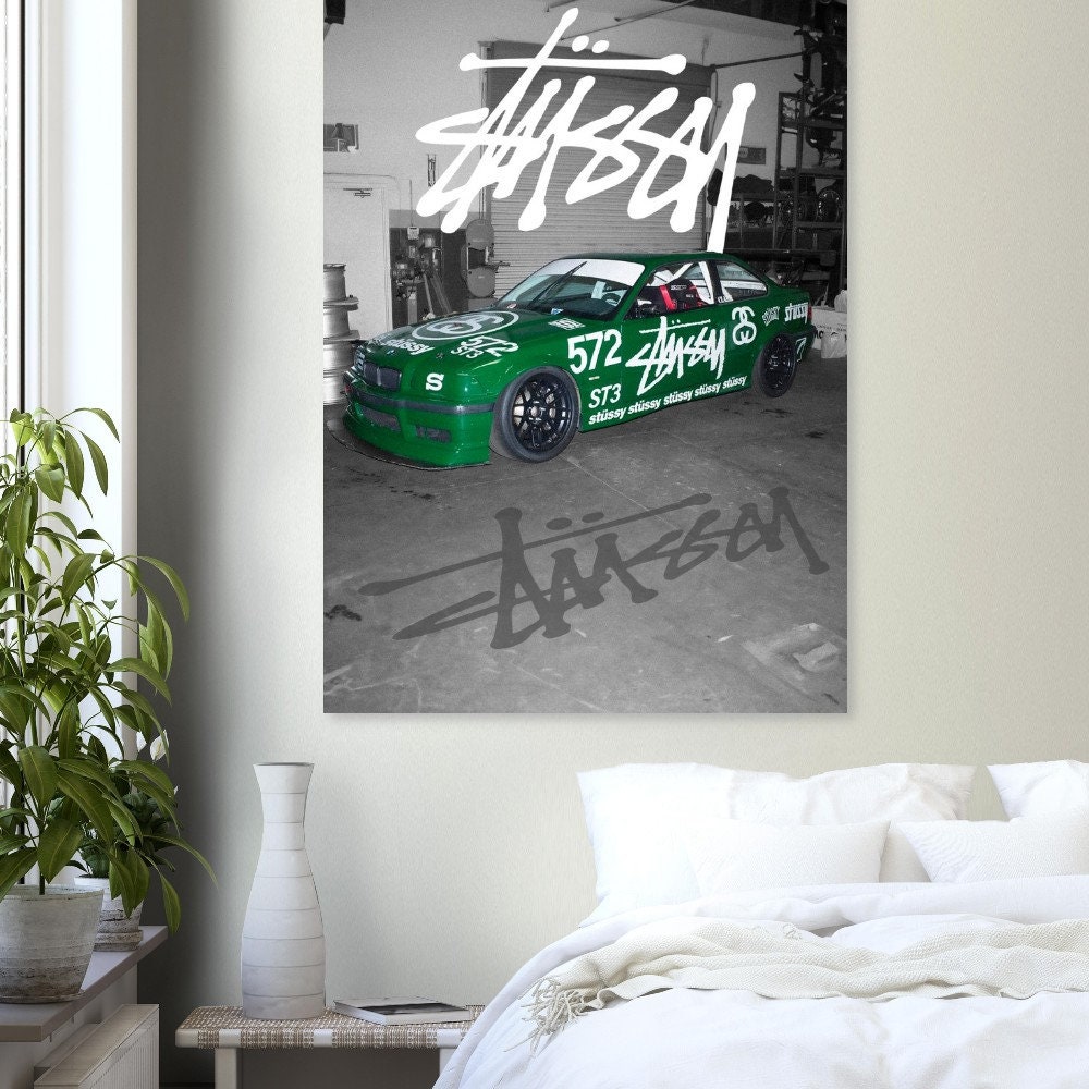 Stussy Racing Poster Stussy Fashion Poster Vintage Stussy - Etsy