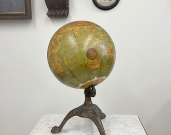 Antique C.S Hammond and Co Paw Foot Globe