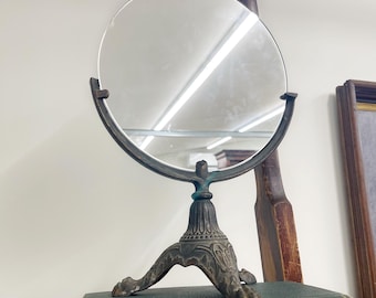 Antique Paw Foot Mirror