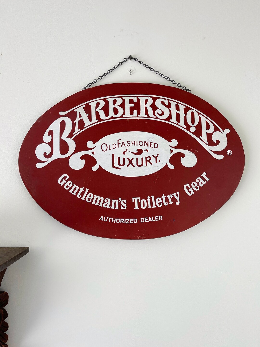 Vintage Double Sided Barber Shop Advertising Sign - Etsy
