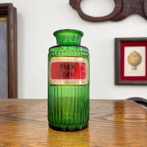 Antique Apothecary Bottle for Opium