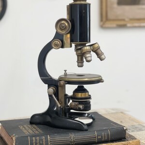 Bausch and Lomb Antique Microscope - Etsy
