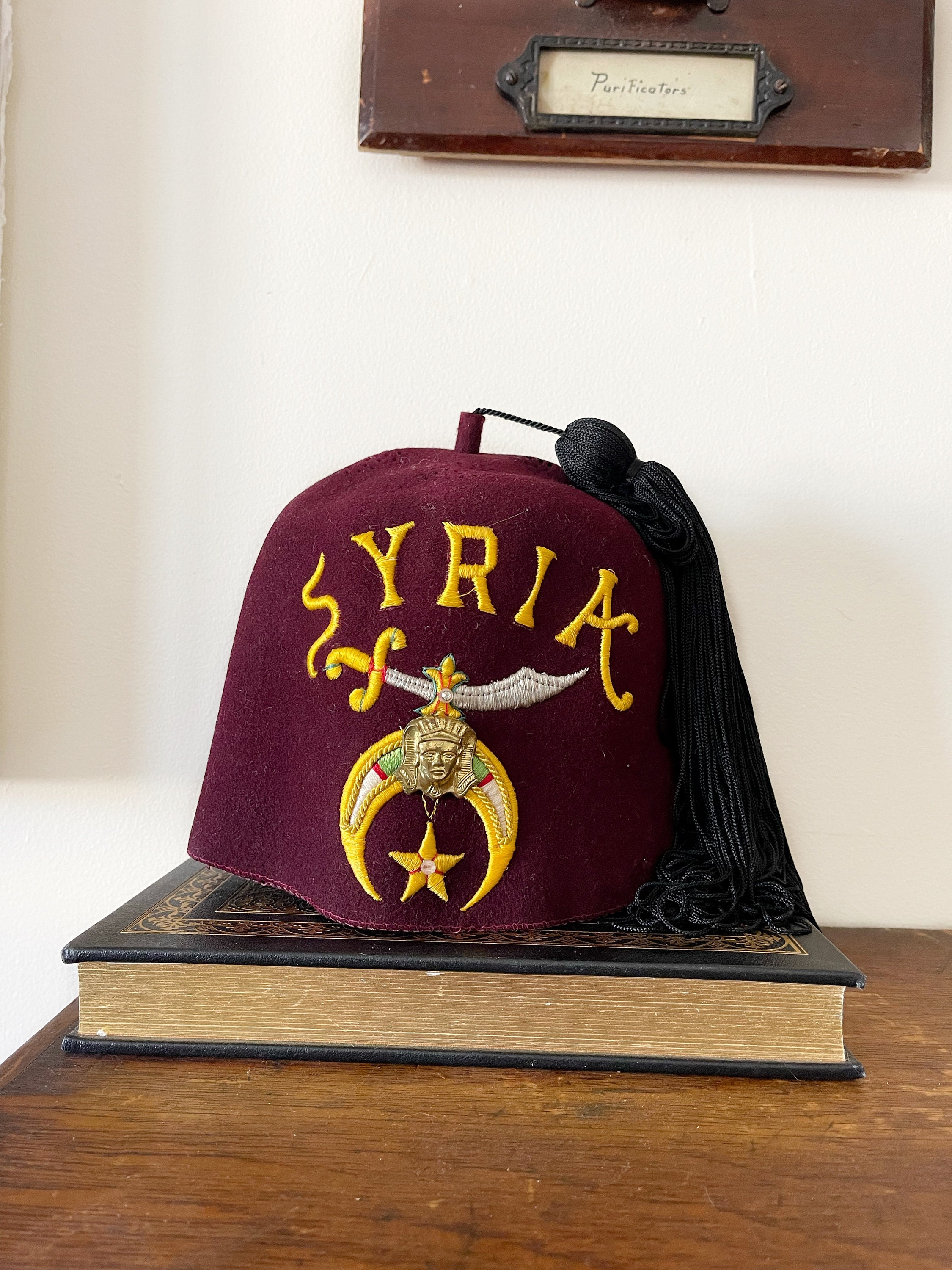 Vintage Masonic Shriner's Fez - Etsy