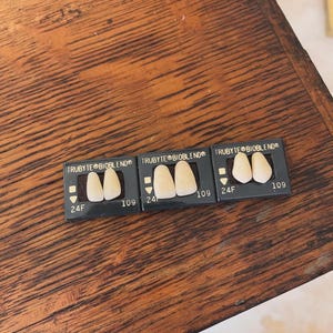 Vintage Trubyte Bioblend False teeth bar