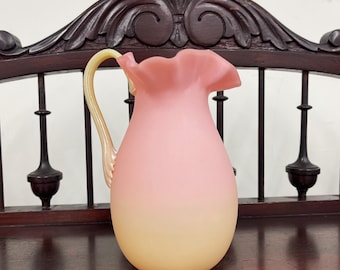 Burmese Glass Glowing Creamer