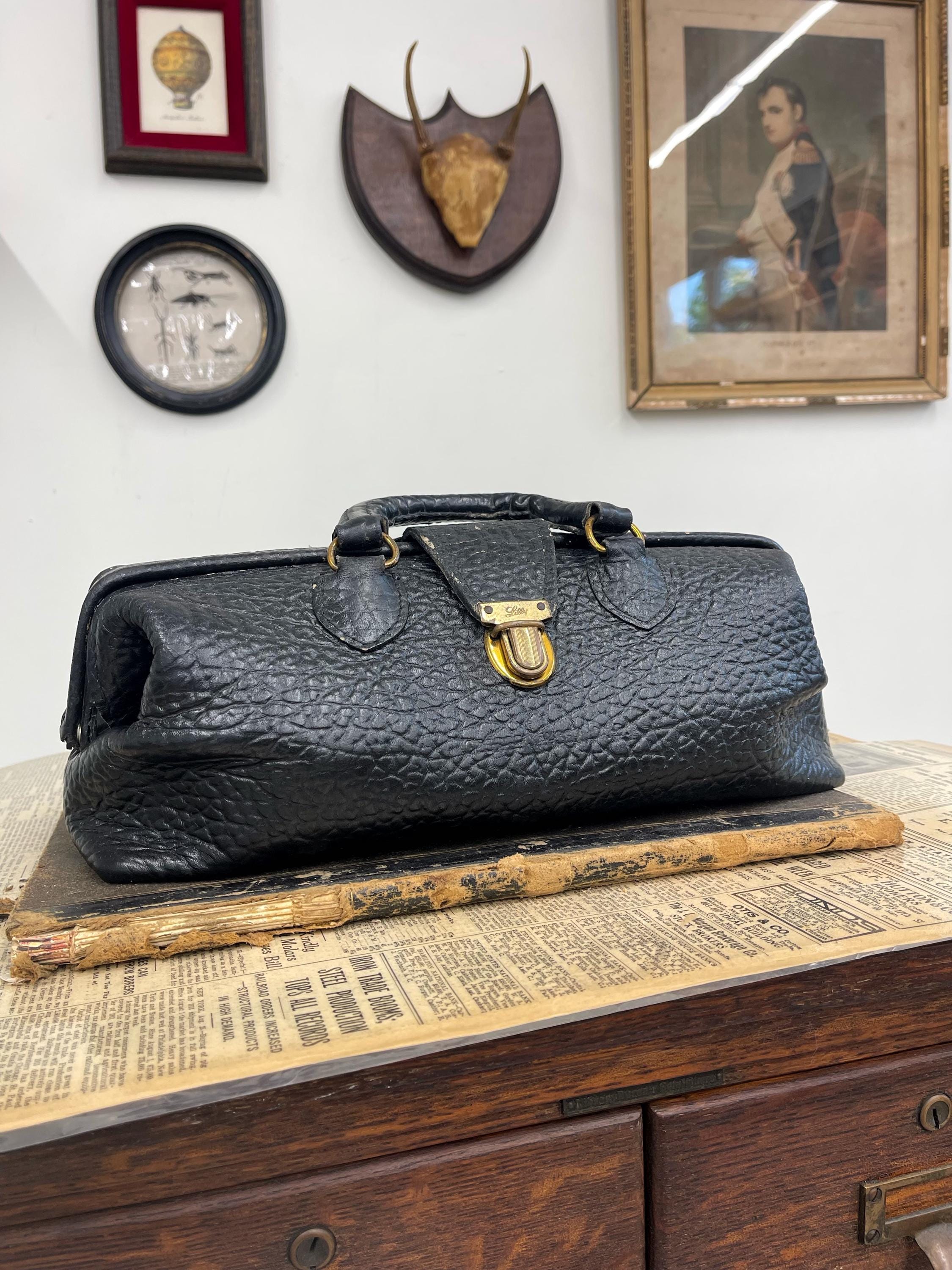 Antique Doctors Bag - Etsy