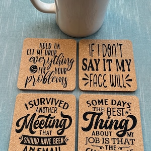 Coasters for Work Etsy