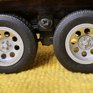 3d Resin Printed Trailer Tire and Wheel 1:25th scale (Does NOT come Painted)