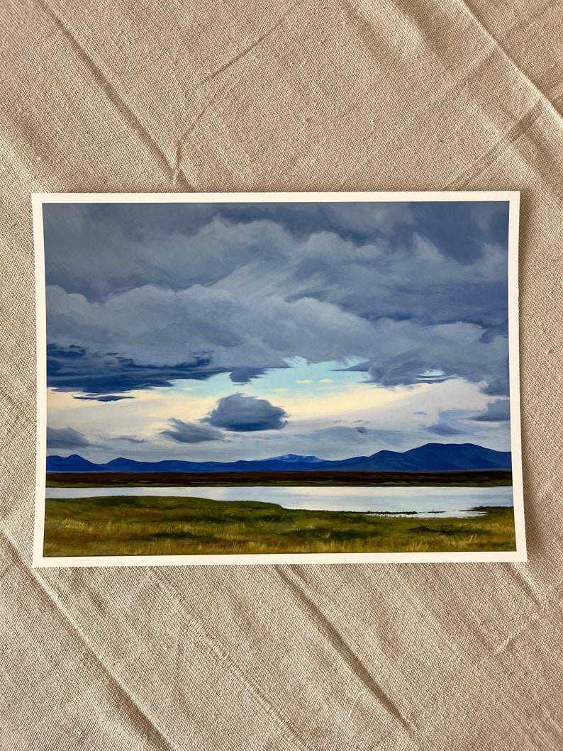 Original Art Print, Alaska Landscape - Etsy
