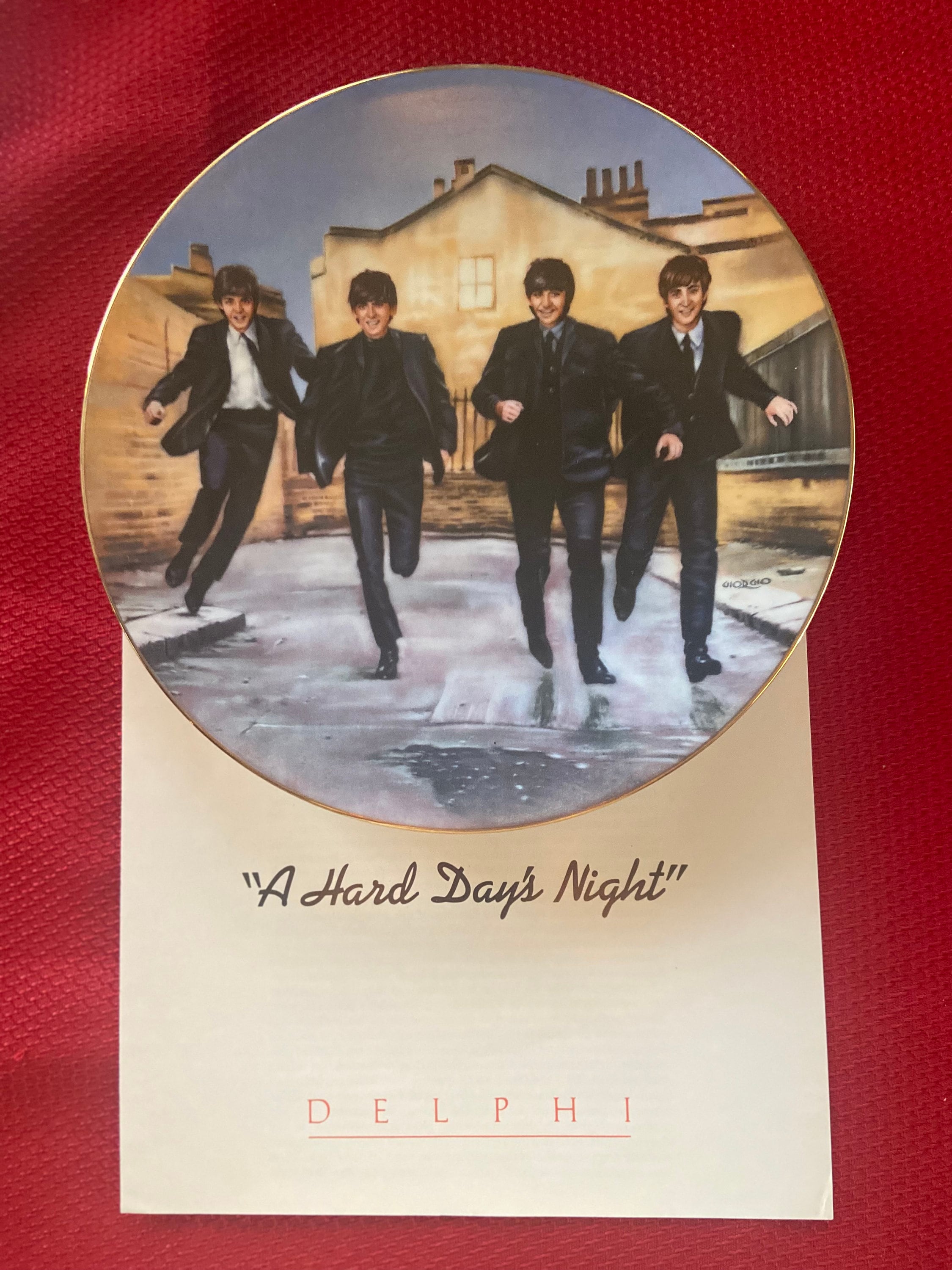 ビートルズ コレクション 記念プレート The Beatles Complete Delphi Collector Plates Series Set of 6