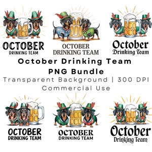 10 月のビール犬 PNG、10 月のビール祭り PNG、ドイツのビール祭り、飲酒チーム PNG、ドイツのダックスフント昇華デザイン