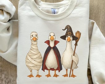 Goose Halloween Fall PNG, Halloween Goose PNG, Halloween Shirt, Goose Autumn Png, Halloween Sublimation Design, Funny goose Halloween png