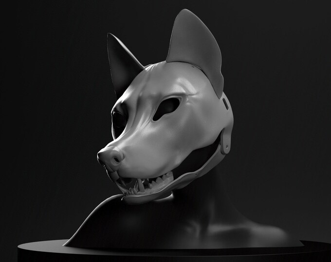 Wolf/ Canine Fursuit Head no Hood Moving Jaw - Etsy