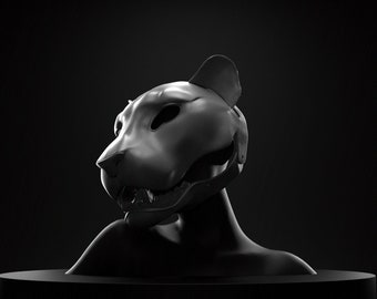 3D Print Tiger Mask STL Files for Fursuit Base Creators