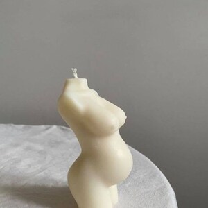 Maternal Glow Sculpted Body Candle | Maternal Body Candle | Pregnant Body Candle | Female Candle | Body Shaped Candle | Decor Candle | Decor
