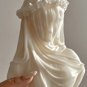 Veiled Lady candle | Woman Candle | Woman Shaped Candle | Sculptural Candle | Aesthetic Candle/ Veiled Candle | Home Decor Candle | Decor