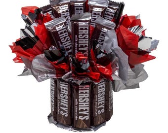 Snack Size Hershey Bar Arrangement