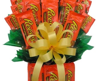 Full Size Reeses Candy Arrangement