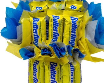 Snack sized Butterfinger Candy Arrangement