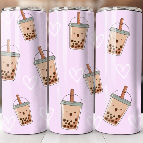 MOODIE Reusable Boba Cup, Bubble Tea Cup, Smoothie Cup With Lid and Straws  Double Walled Iced Coffee Tumbler With Reusable Sticker Set 