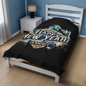 LA KNIGHT Blanket Let Me Talk To Ya La Knight Blanket For Wrestling Fans La Knight Yeah Blanket Megastar