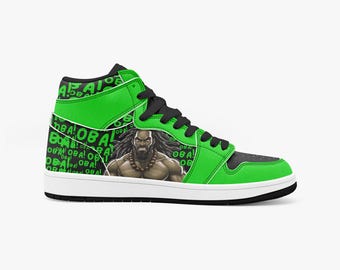 Unisex High Top Sneakers Birthday Gift for Him Oba Femi Wrestling Fan Gift Idea Christmas Gift for Dad NXT Champion Wrestling Fan Gift Idea