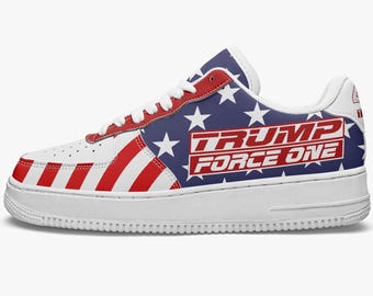 Zapatillas deportivas de Donald Trump Zapatillas Trump Force One para fans de Donald Trump Haz que Estados Unidos vuelva a ser grande Zapatos Trump