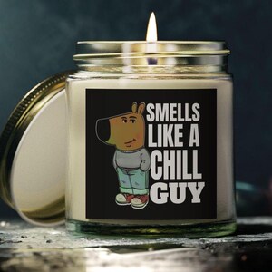 Wrestling Inspired Scented Candle Personalized Chill Guy Scented Candle Custom Wrestling Gift For Fans Custom Wrestling Fan Gift Idea