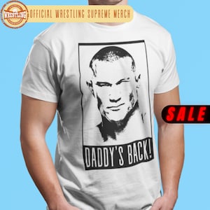 Randy Orton T-Shirt Wrestling The Viper Randy Orton Daddy's Back T-Shirt