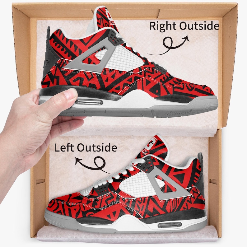 Zapatillas OG Bloodline Wrestling YEET Zapatillas Bloodline Wrestling Samoan Zapatillas Bloodline Wrestling Regalo para fanáticos de la lucha libre imagen 6