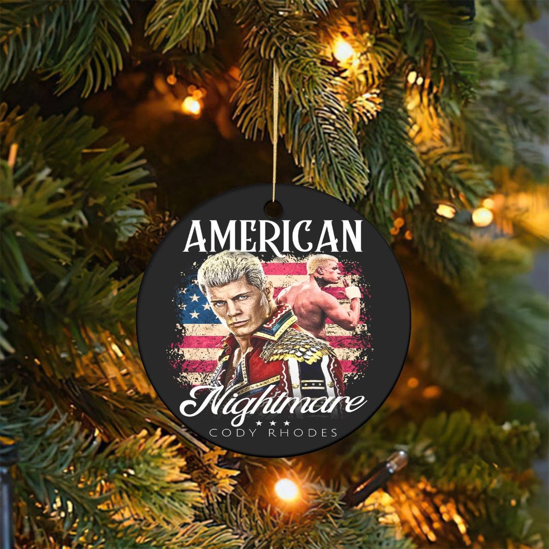 Cody Rhodes Christmas Ornament Custom American Nightmare WWE Fan Gift ...