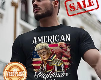 Camiseta La Pesadilla Americana Camiseta Camiseta de Lucha Libre