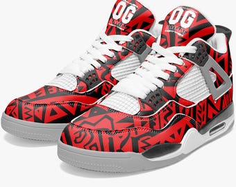 OG Bloodline Wrestling YEET Shoes The Bloodline Wrestling Sneakers OTC Roman Reigns The Bloodline Wrestling Sneakers Gift for Wrestling Fans